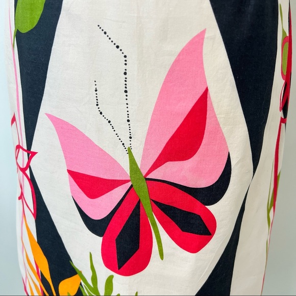TIBI Strapless Butterfly Print Dress - Picture 6 of 13